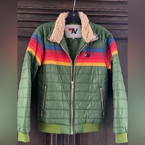 Aviator Nation 5 Stripe Jacket size Small